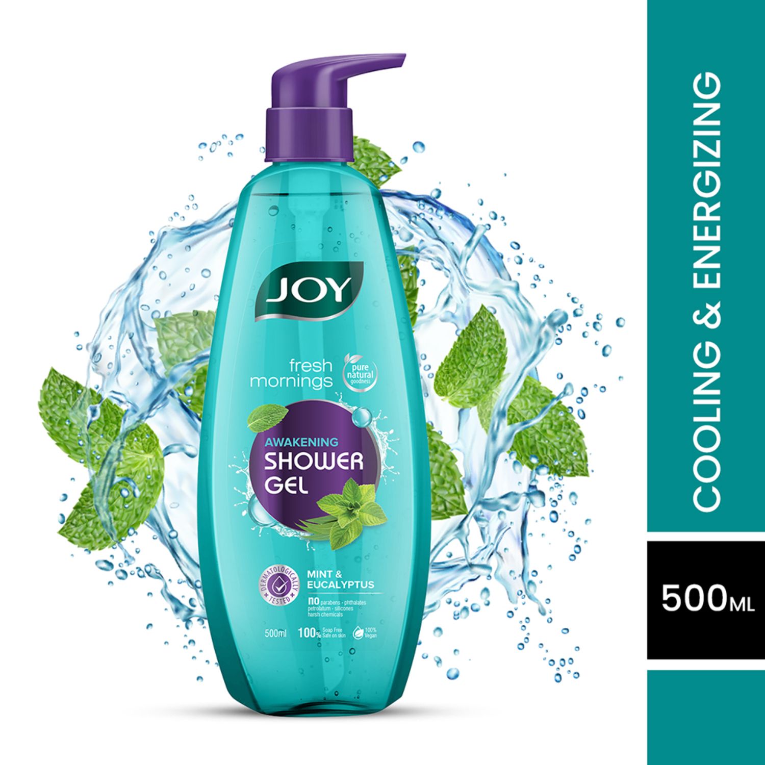     			Joy Fresh Morning Awakening Shower Gel 500ml, (Pack of 1)