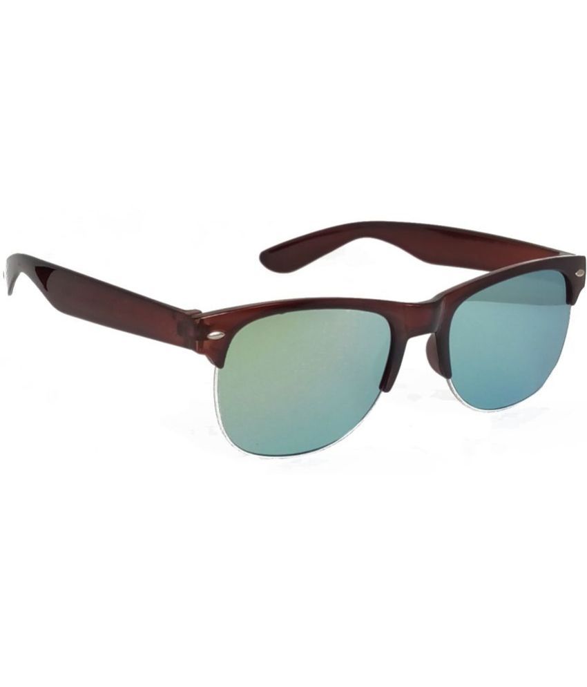     			RED LEAF Copper Rectangular Sunglasses ( Pack of 1 )