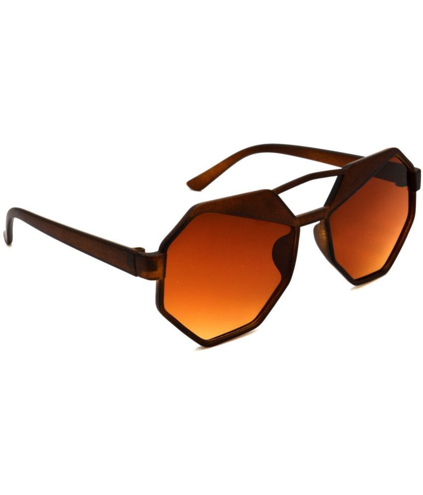     			RED LEAF Copper Round Sunglasses ( Pack of 1 )