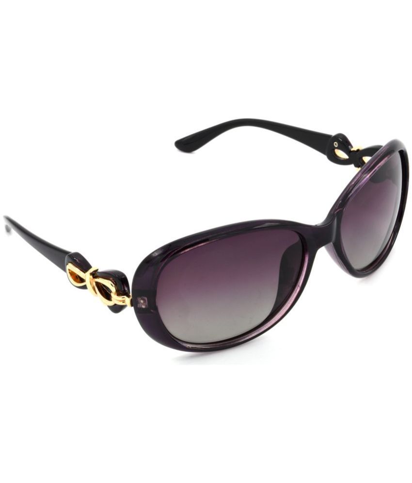     			RED LEAF Purple Rectangular Sunglasses ( Pack of 1 )