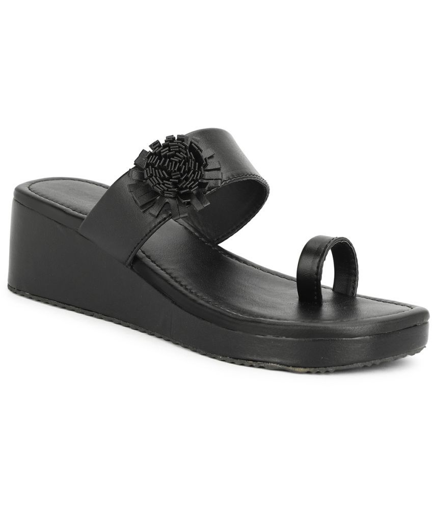     			Rimezs Black Women's Slip On Heels