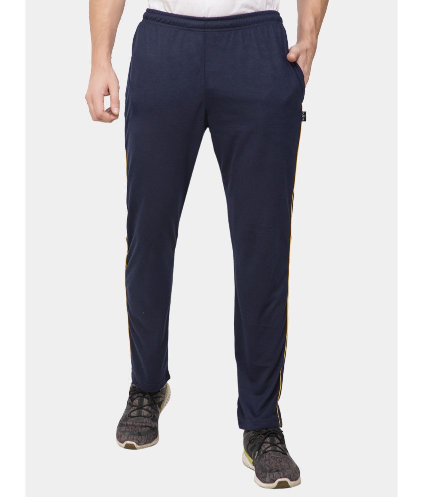     			Zeffit Navy Polyester Men's Trackpants ( Pack of 1 )