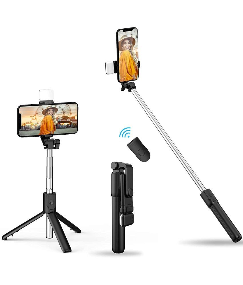     			ZmiZc Bluetooth Selfie Stick ( Black )