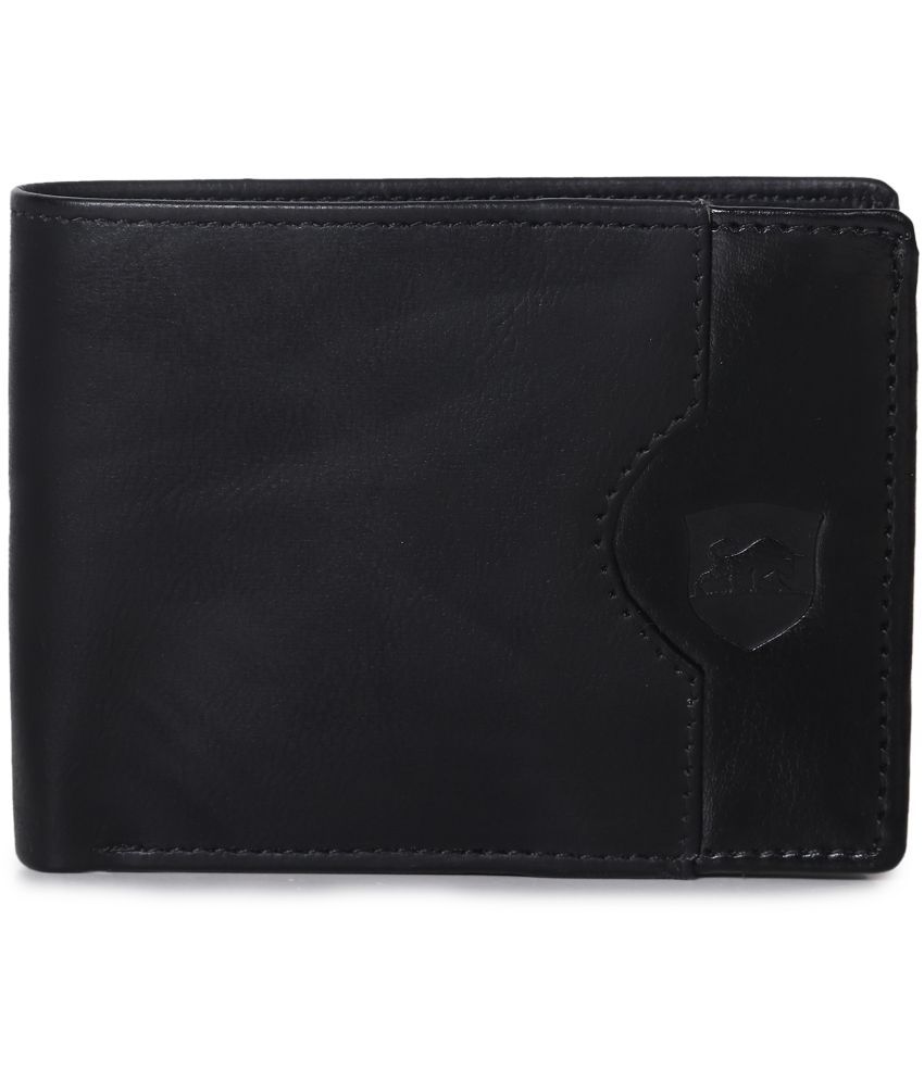     			samtroh Black PU Men's Two Fold Wallet ( Pack of 1 )