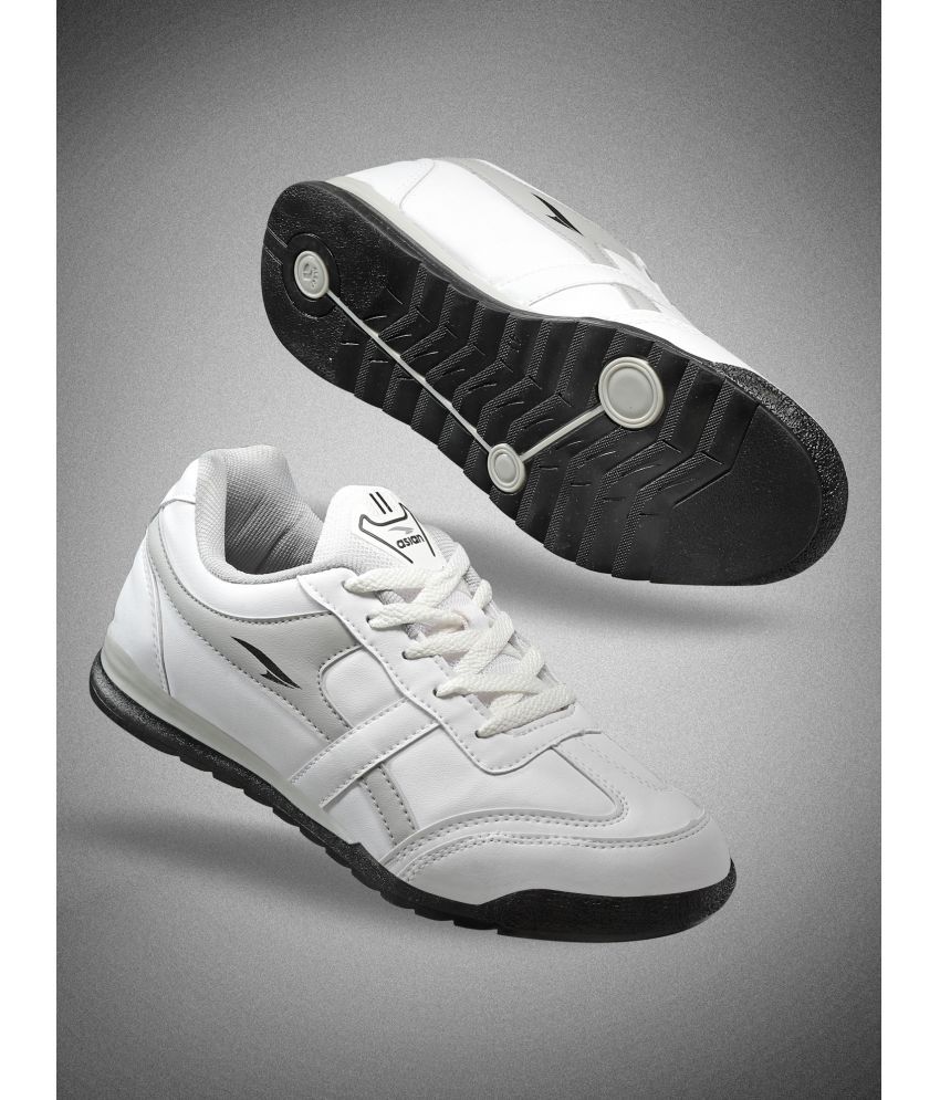     			ASIAN BIKER-02 Light Grey Men's Sneakers