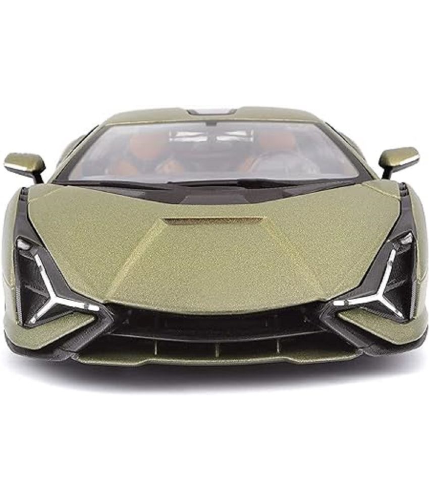     			FEDIFU  Alloy Metal Pull Back Die Cast Car 1:32 Lamborgini Miletry Diecast Metal Pullback Toy Car With Openable Doors & Light, Music Boys Gifts Toys For Kids,Green