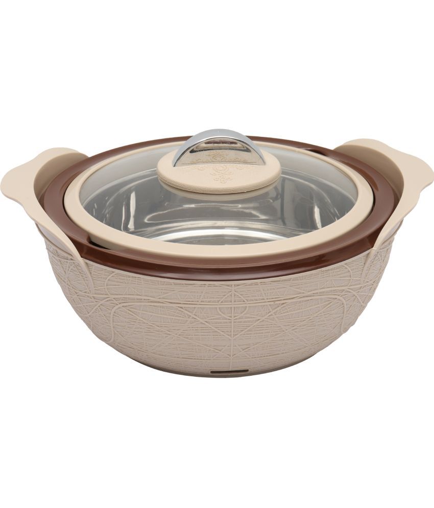     			Jaypee Plus Beige Plastic Serve Casserole ( Set of 1 , 2000 mL )