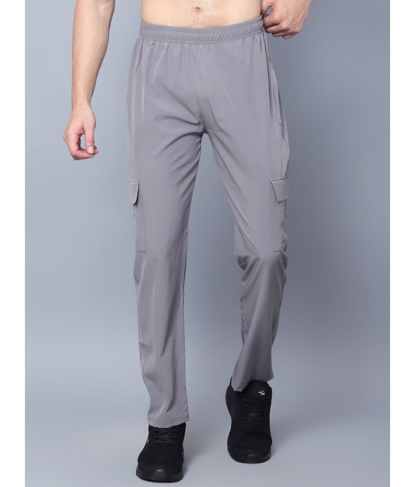     			PPTHEFASHIONHUB Grey Lycra Men's Trackpants ( Pack of 1 )