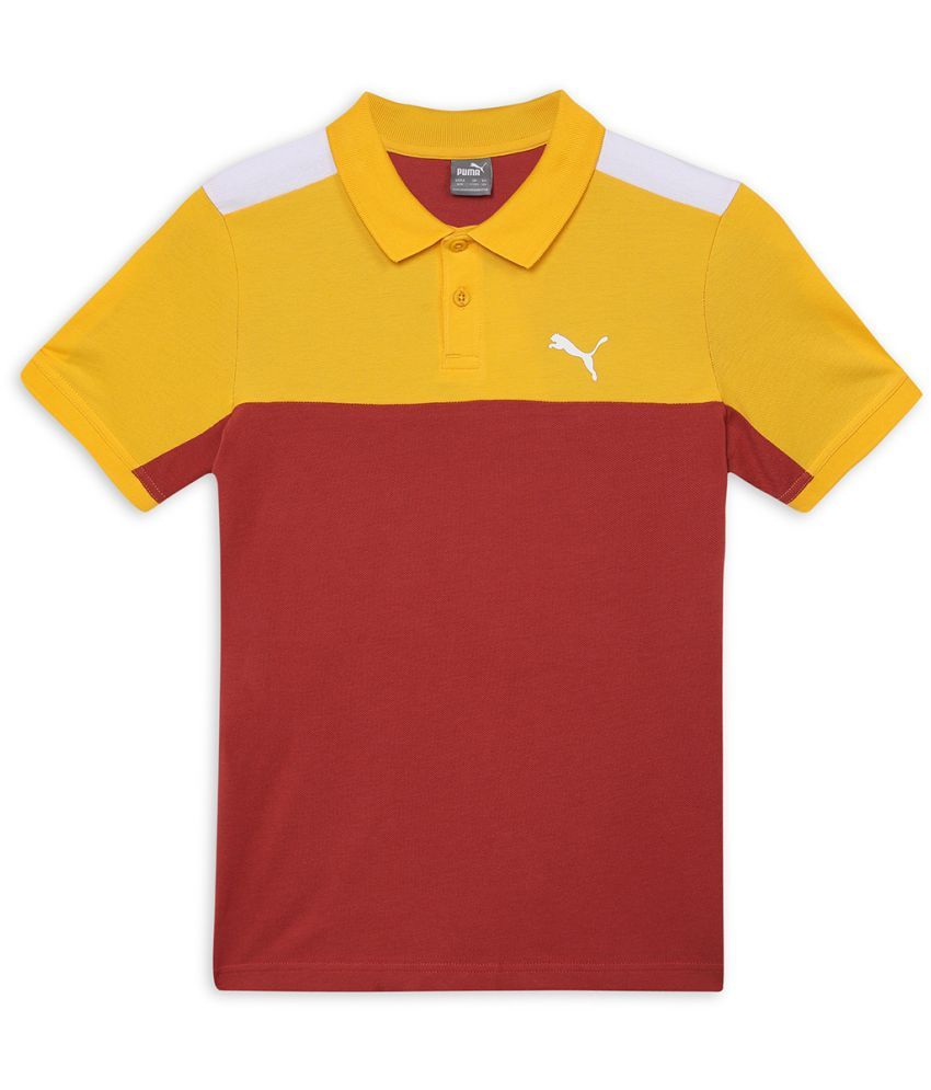     			Puma Red Cotton Boy's Polo T-Shirt ( Pack of 1 )