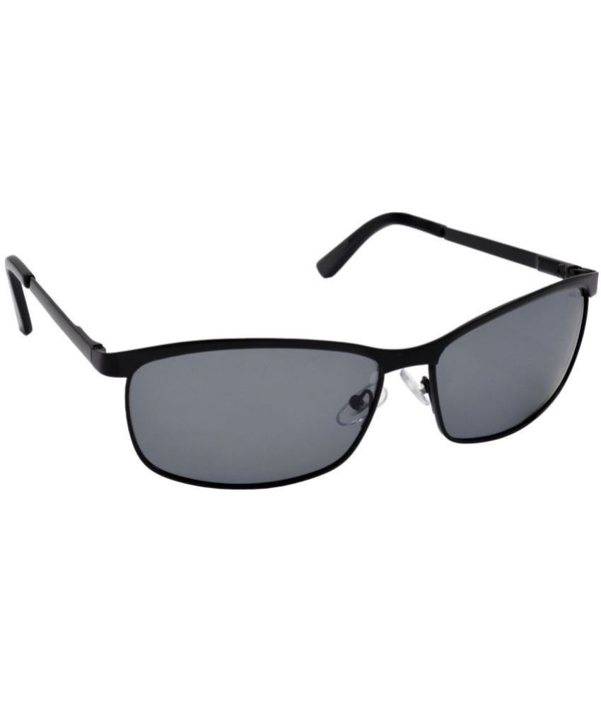     			RED LEAF Black Square Sunglasses ( Pack of 1 )