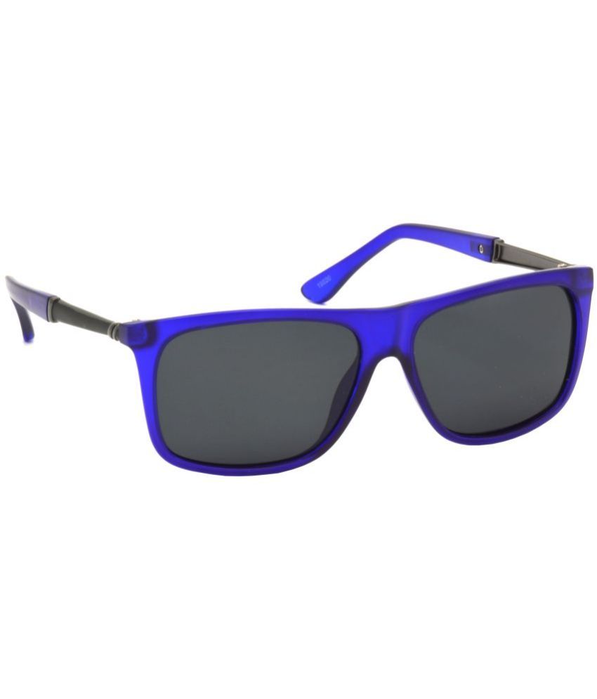     			RED LEAF Blue Rectangular Sunglasses ( Pack of 1 )