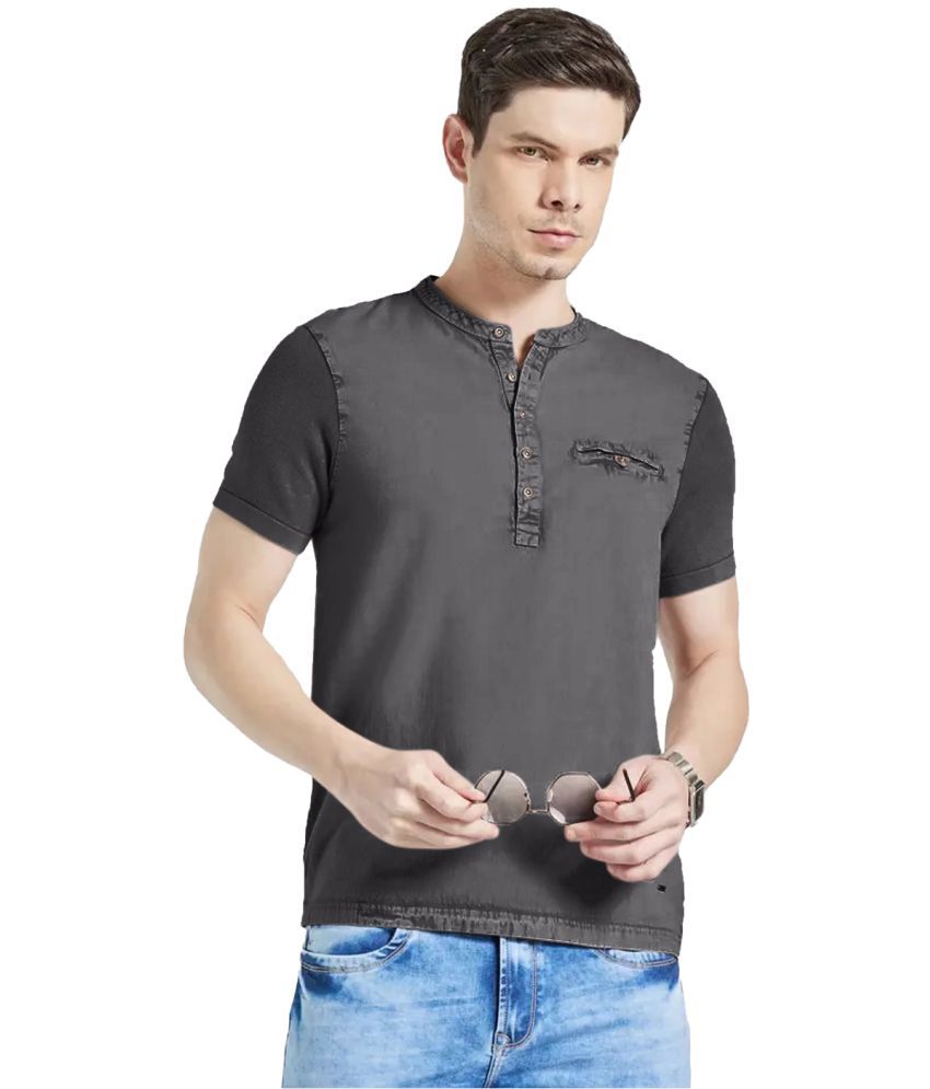     			Radprix 100% Cotton Regular Fit Solid Half Sleeves Men's T-Shirt - Black ( Pack of 1 )