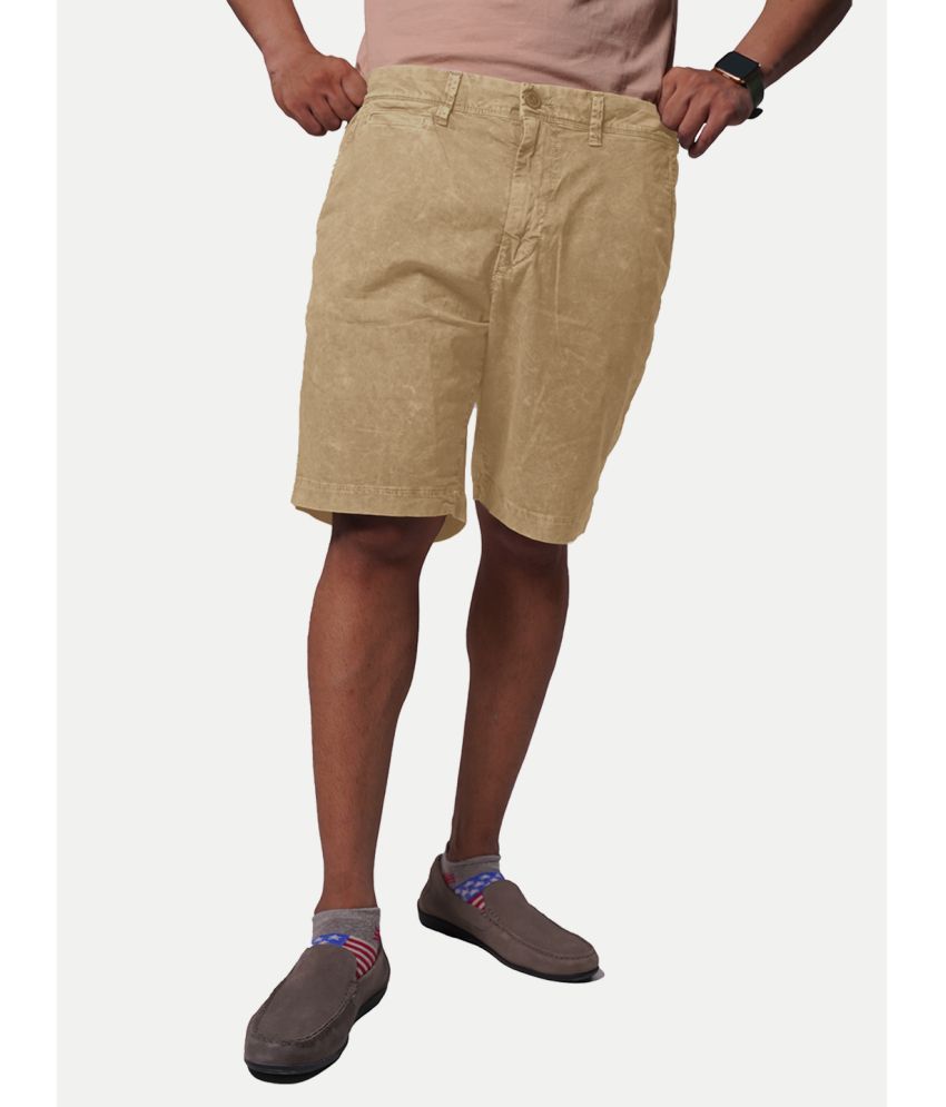     			Radprix Beige Cotton Men's Chino Shorts ( Pack of 1 )