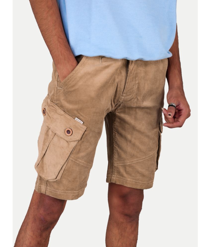     			Radprix Beige Cotton Men's Cargos ( Pack of 1 )