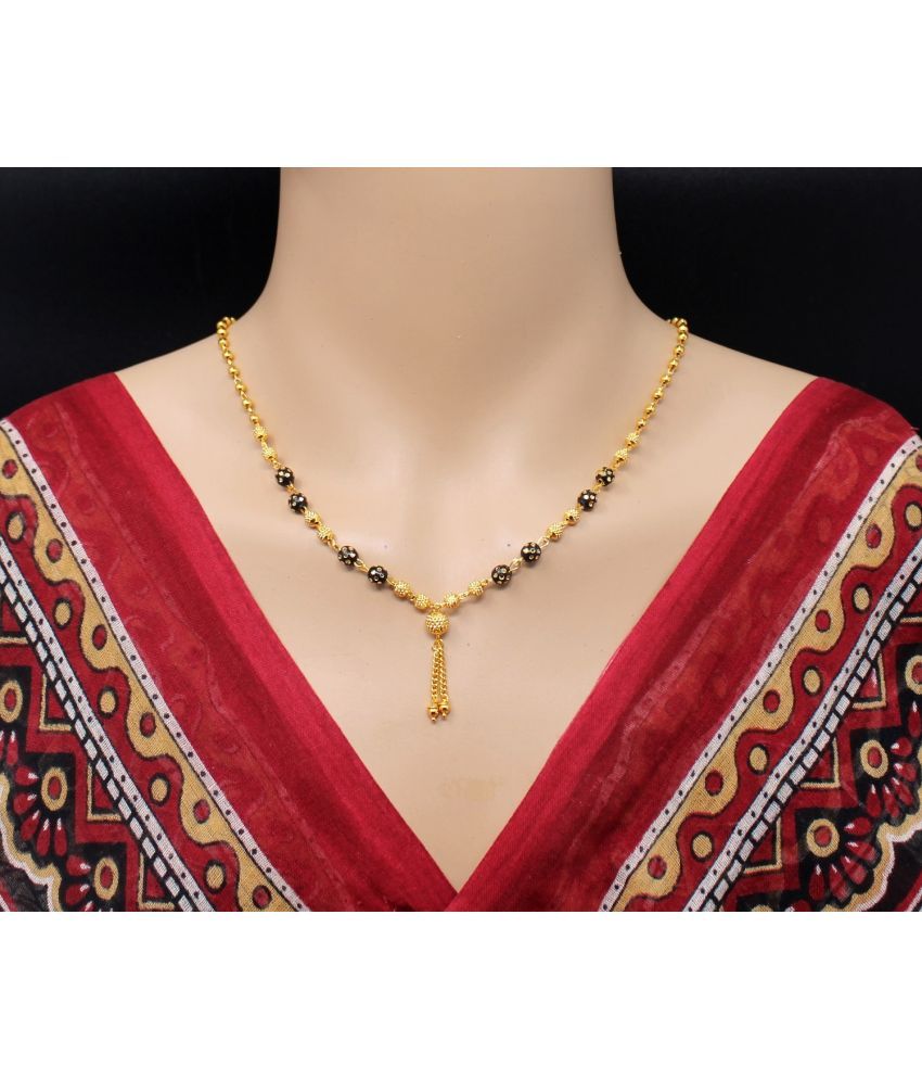     			SONI DESIGNS Golden Mangalsutra ( Pack of 1 )