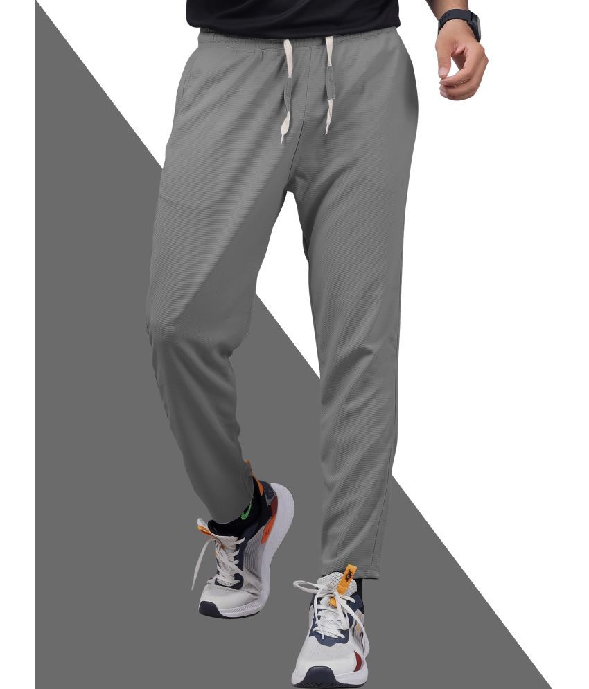     			Septem Medium Grey Cotton Blend Men's Sports Trackpants ( Pack of 1 )