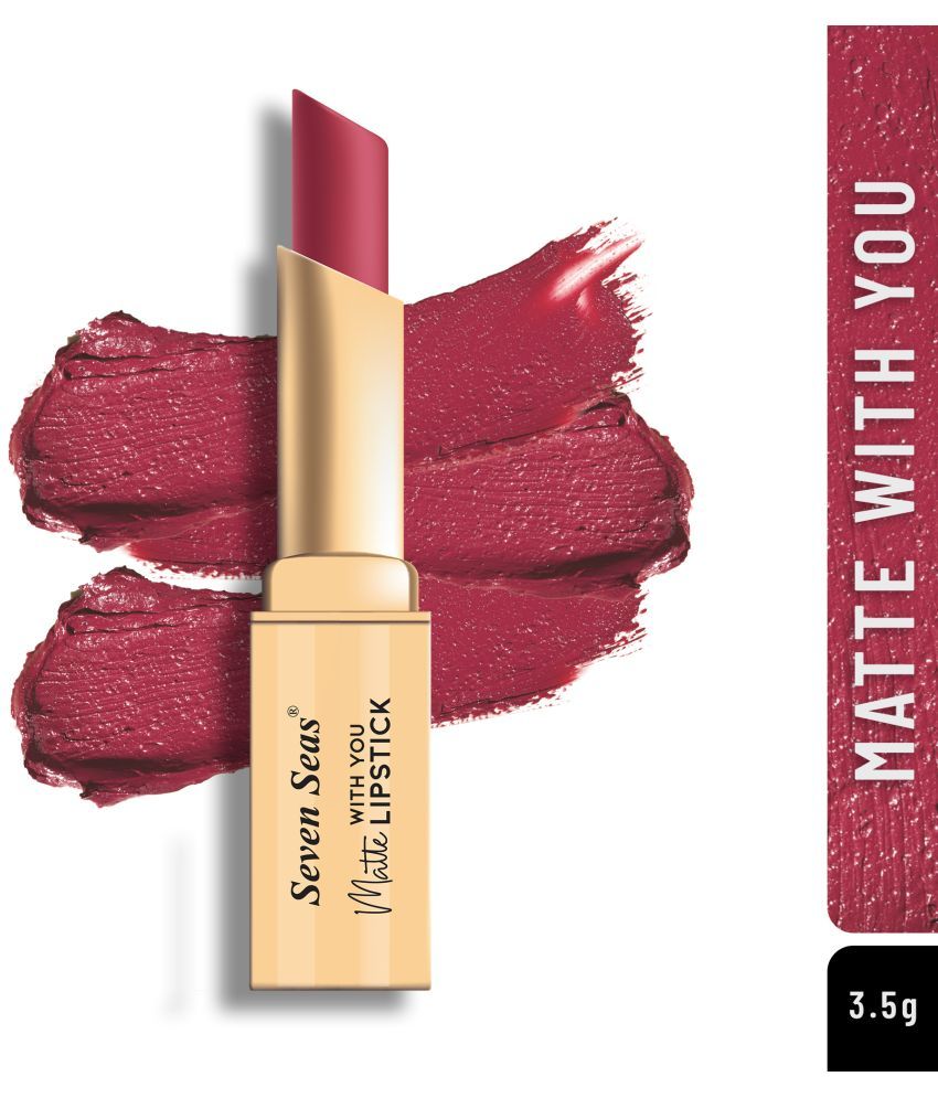     			Seven Seas Long Lasting | Matte Finish | Longwear | Matte With You Lipstick (Shiraz 3.5g)