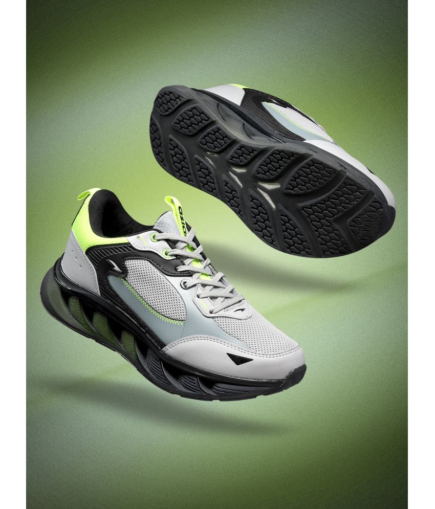     			ASIAN ULTRON-01 Light Grey Men's Sports Running Shoes