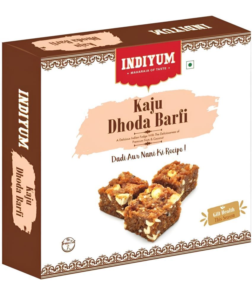     			Indiyum Kaju Dodha Burfi 200 gm