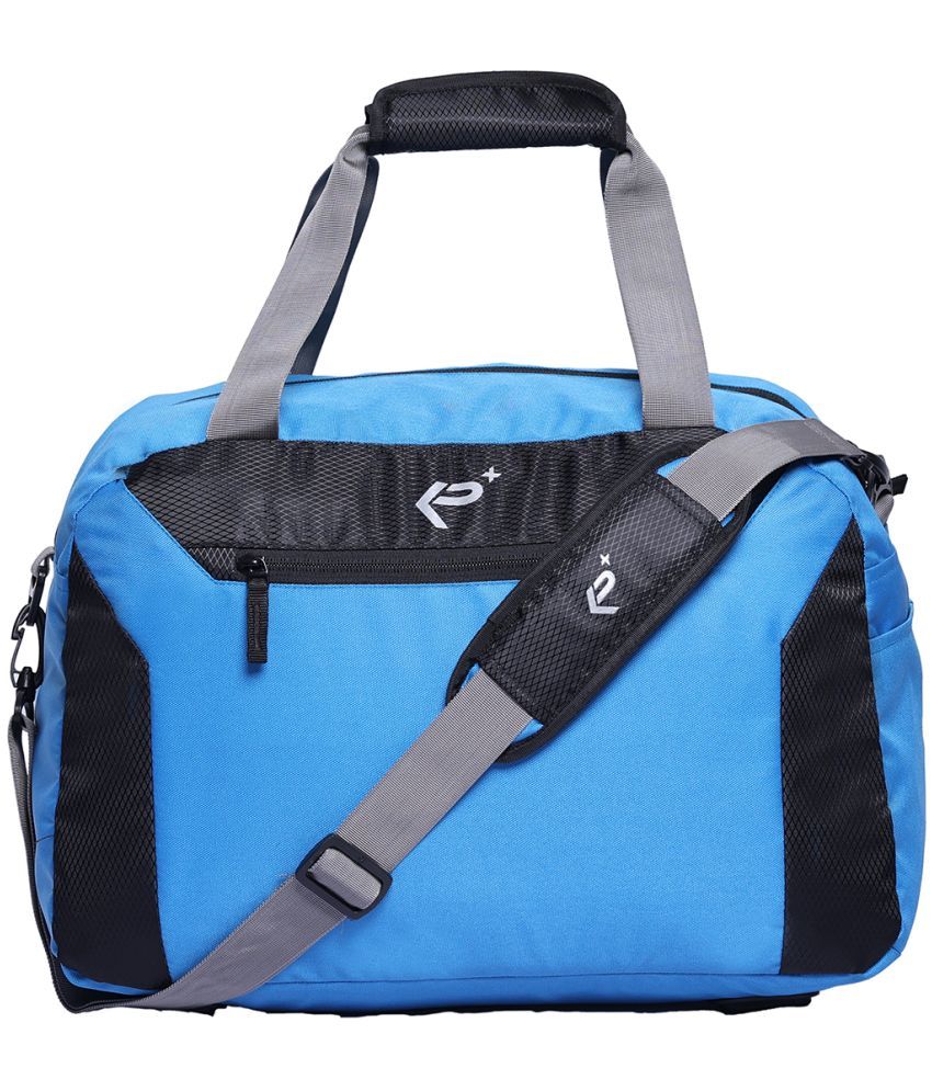     			KP Blue Solid Messenger Bag