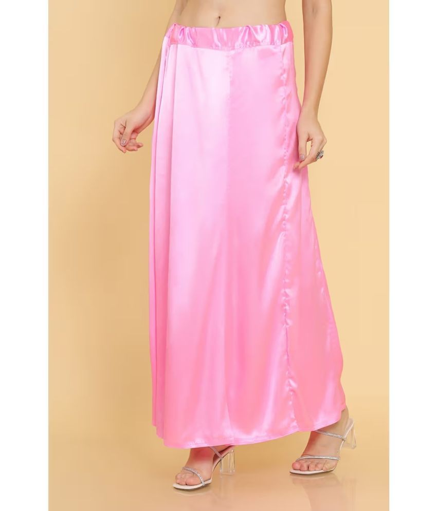     			Lootnixx Pink Satin Petticoat - Single