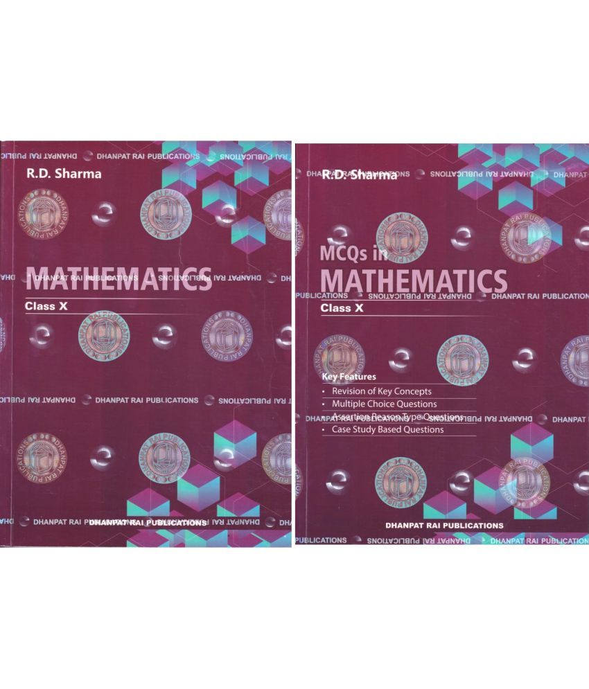     			Mathematics class 10th and MCQs - by R.D. Sharma (2024-25 Examination) Paperback