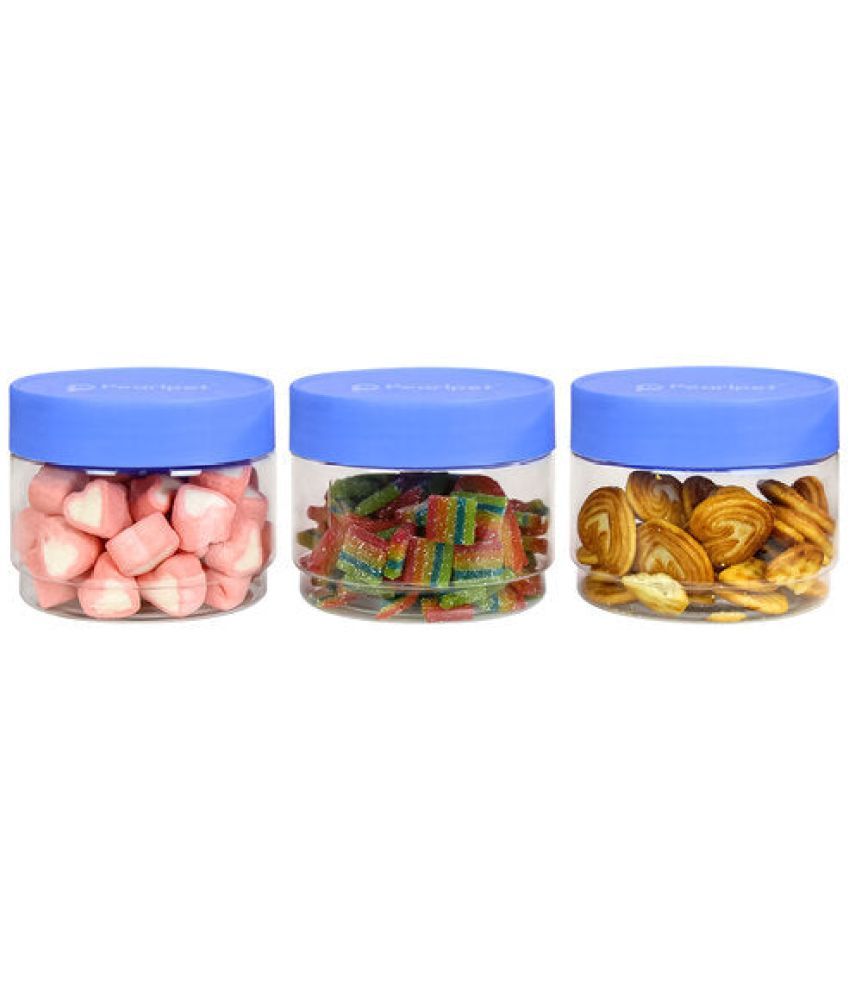     			PearlPet Plastic Blue Multi-Purpose Container ( Set of 3 )