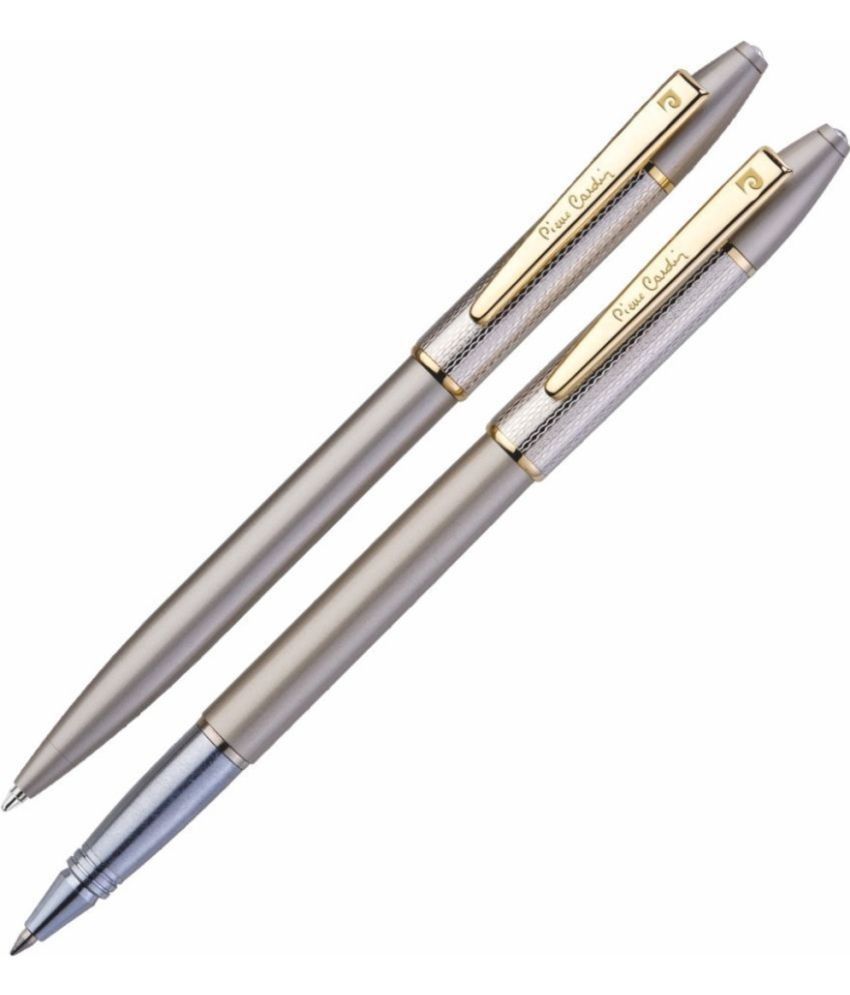     			Pierre Cardin Eiffel Tower Roller Pen And Ball Pen, Blue Ink Set Of 2