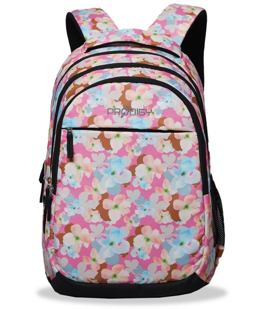     			Prodigy Pink Polyester Backpack ( 30 Ltrs )