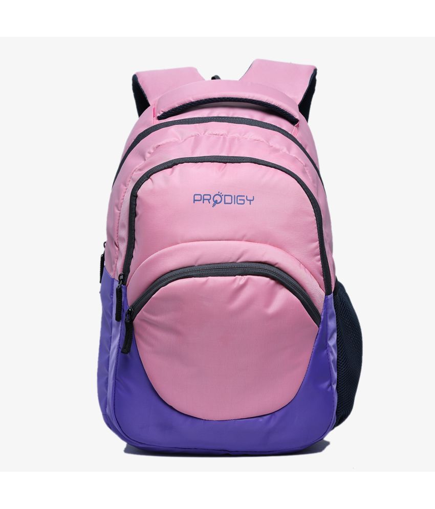     			Prodigy Pink Polyester Backpack ( 30 Ltrs )