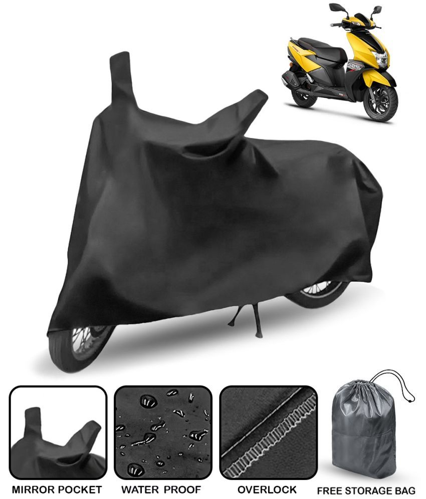     			AutoRetail Bike Body Cover for TVS NTORQ 125 ( Pack of 1 ) , Black