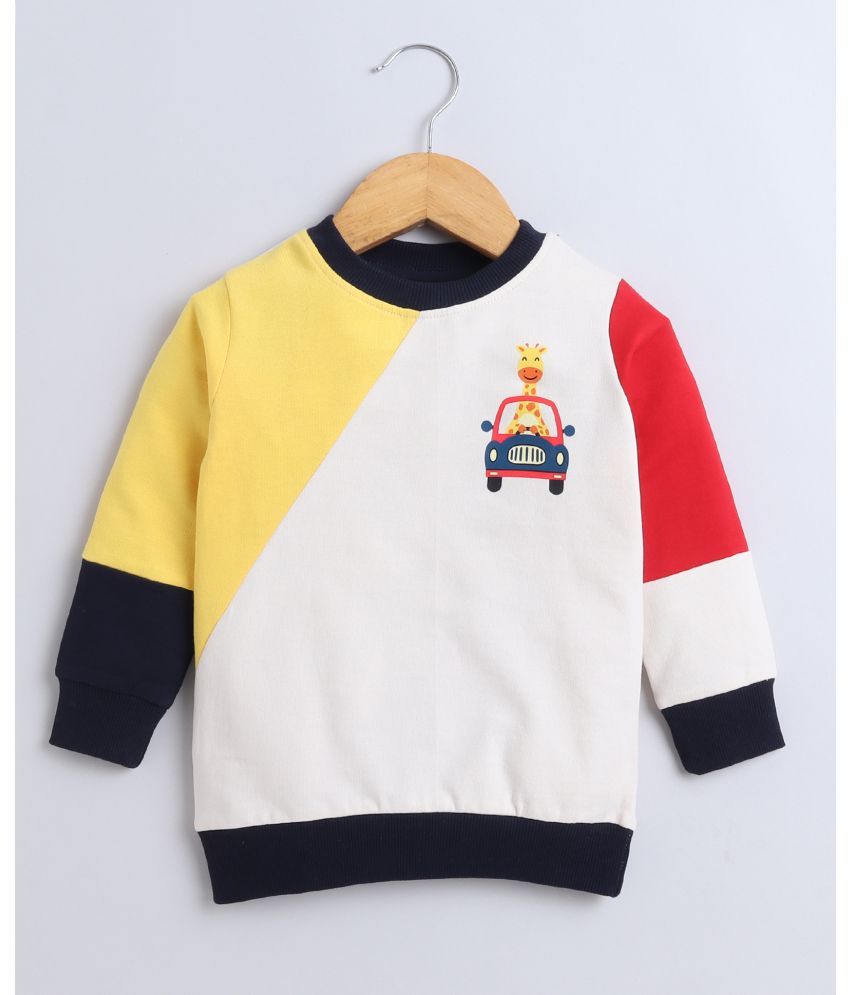     			BUMZEE Multi Boys Full Sleeves Cotton Sweatshirt Age - 12-18 Months