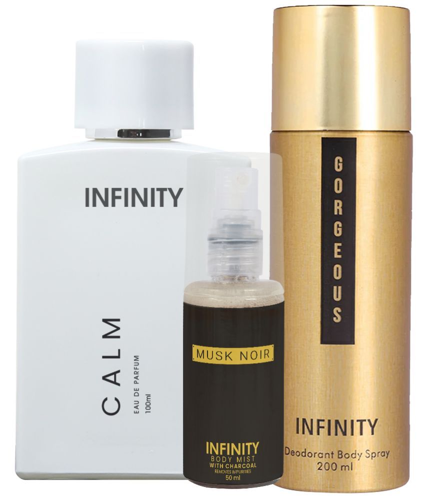     			CFS Calm EDP Perfume 100ml, Gorgeous Deo Body Spray 200ml, Musk Noir Body Mist 35ml Long Lasting Perfume Pack of 3