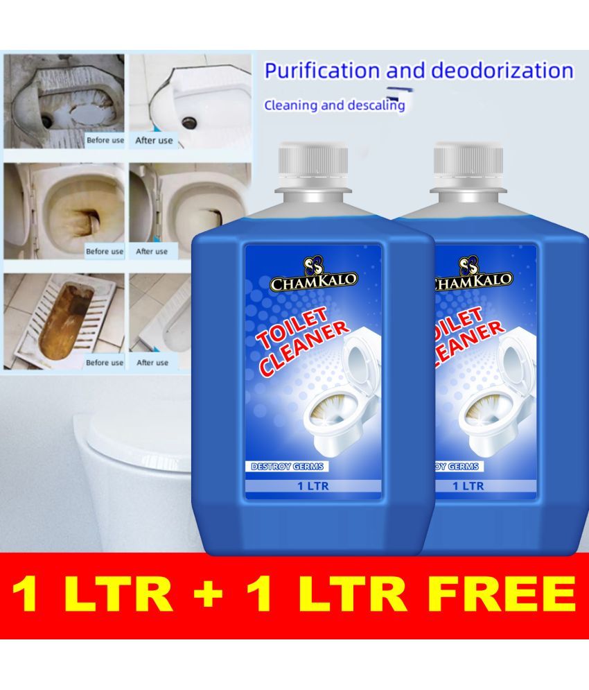     			CHAMKALO Deep Clean Toilet Formula Automatic Toilet Cleaner Ready to Use Liquid lavender 1 Pack of 2