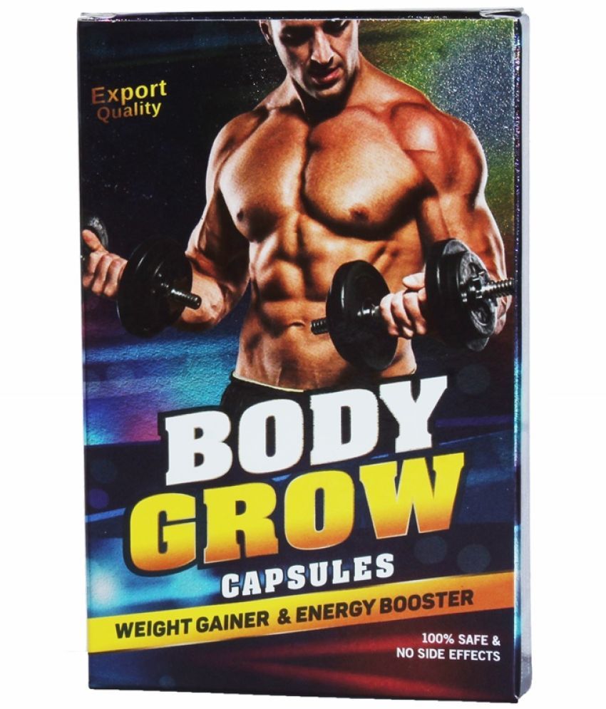     			Dr. Chopra Body Grow Weight Gainer Capsule 10 no.s Unflavoured Pack of 2