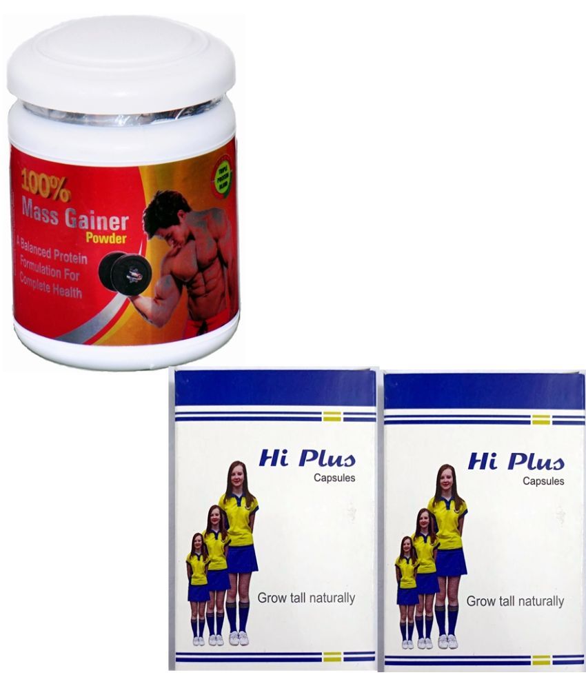     			Dr. Chopra Win Trust Hi Plus Capsule Grow Tall Naturally 20no.s & 100% Mass Gain 300 gm Chocolate