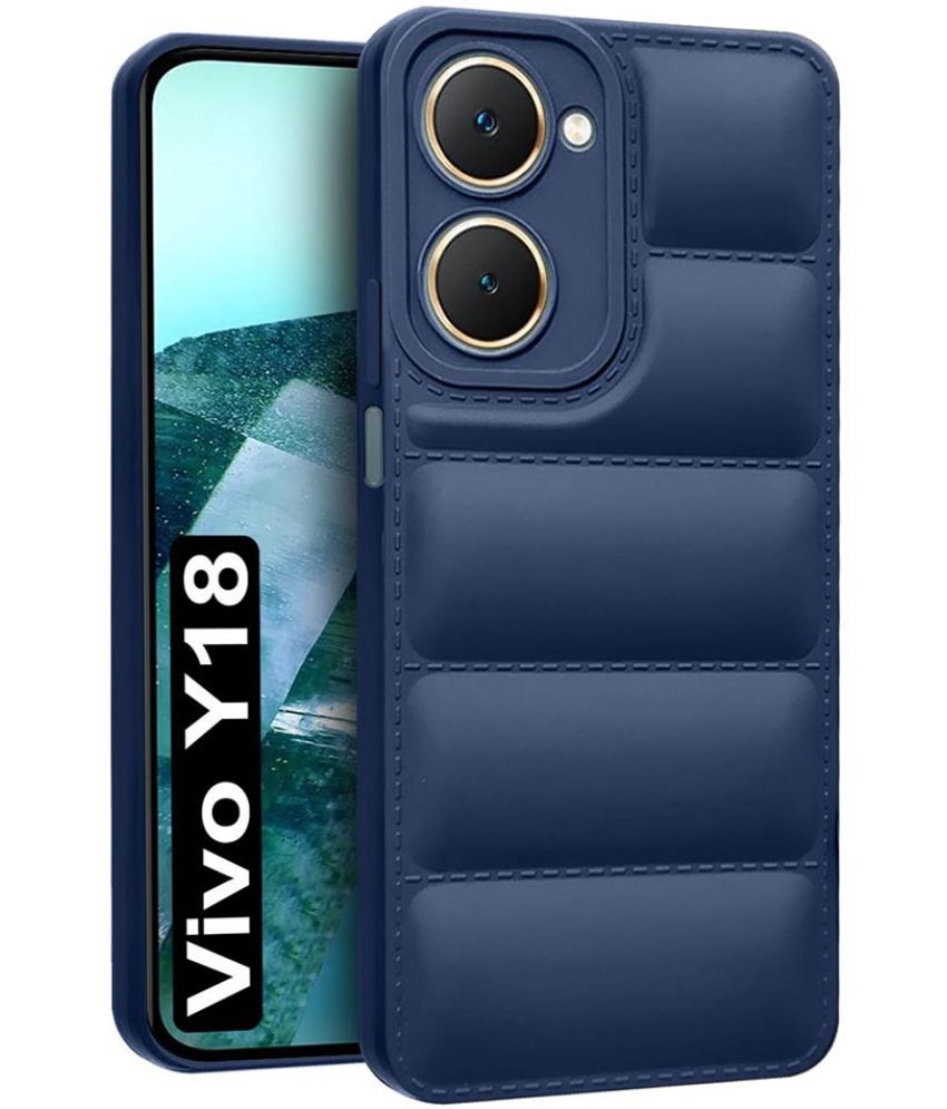     			Fashionury Plain Cases Compatible For Rubber Vivo Y18 ( Pack of 1 )