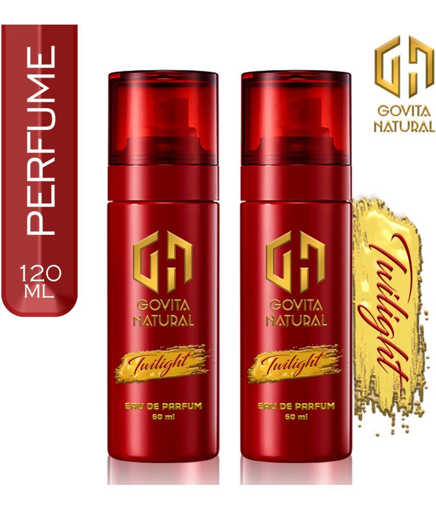     			Govita Long Lasting Perfume Body Spray For Men And Women 60 Ml Each, (Pack Of 2)