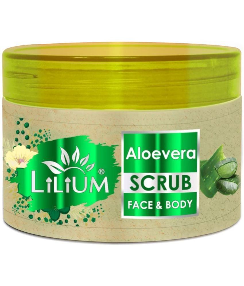     			Lilium Aloe-Vera Face & Body Scrub, 250gm, For Anti-Aging & Anti-Bacterial