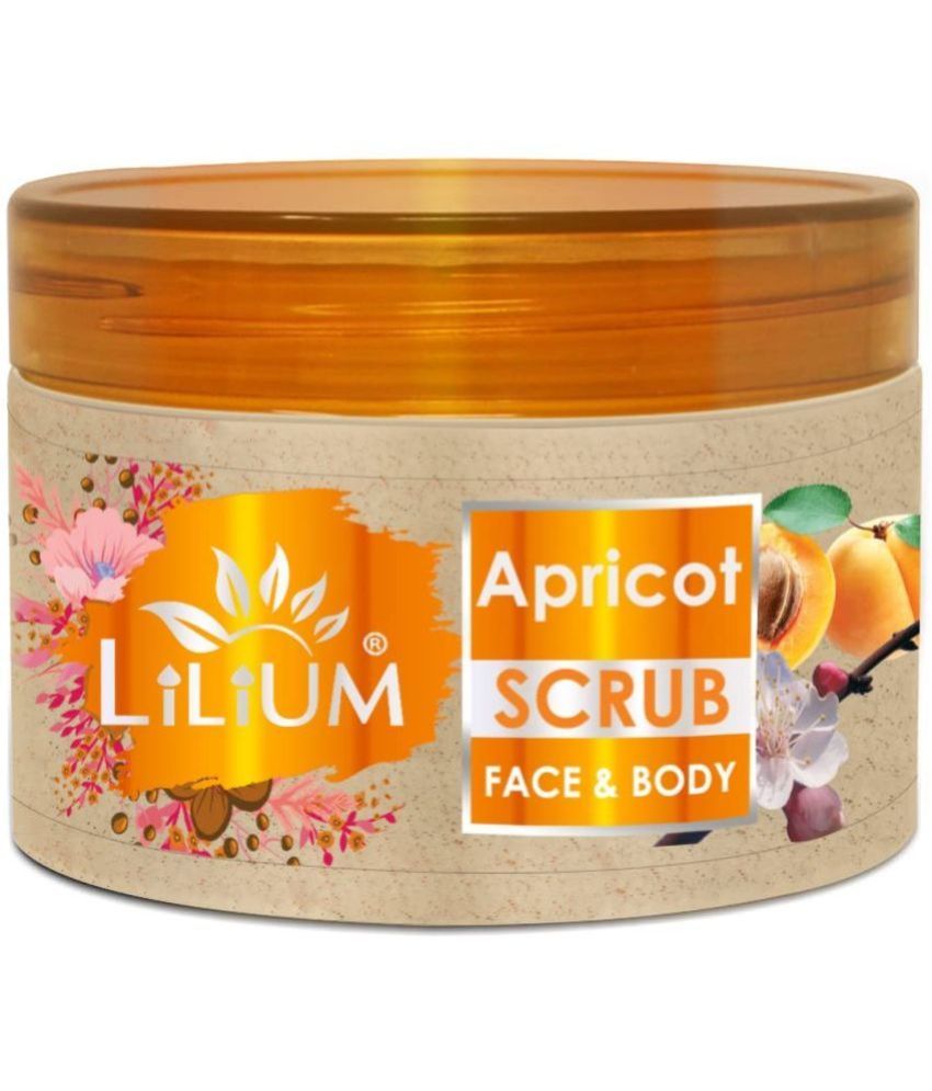     			Lilium Apricot Face & Body Scrub, 250g, To Exfoliate Dead Skin Cells