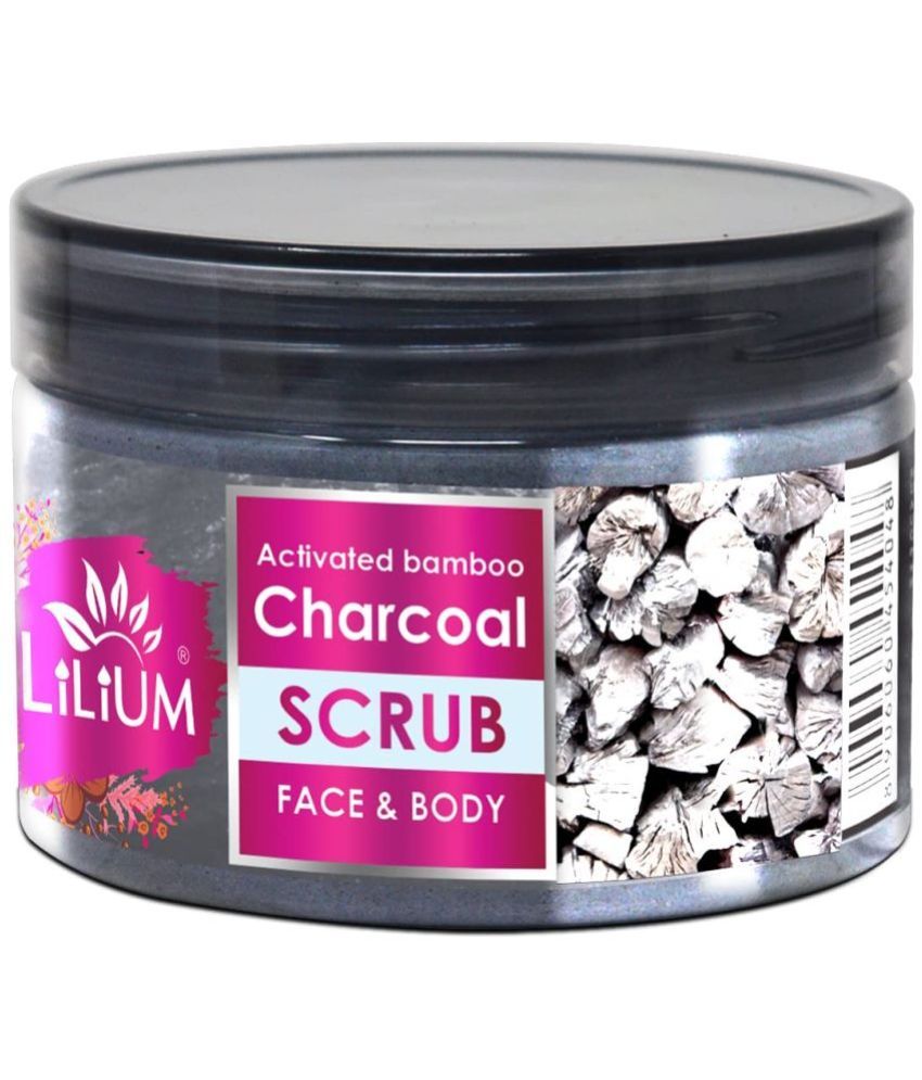     			Lilium Activated Bamboo Charcoal Face & Body Scrub, 250g, For Impurities Removal Formula