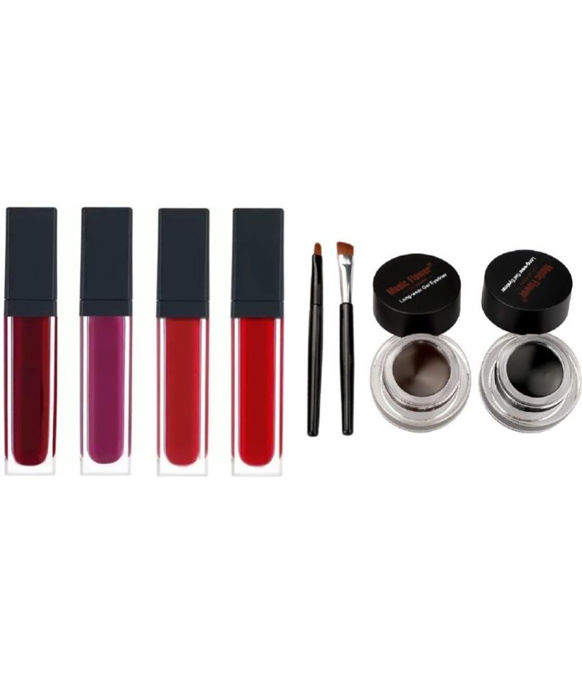     			Music Flower Red Matte Lipstick 10