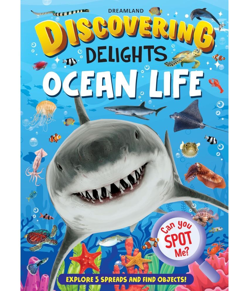     			Ocean Life Discovering Delights Flap Book for Kids Age 4 - 10 years