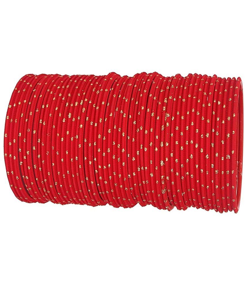     			Omsar Jewelry Red Bangle Set ( Pack of 36 )