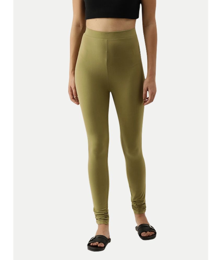     			Radprix - Green Cotton Women's Leggings ( Pack of 1 )