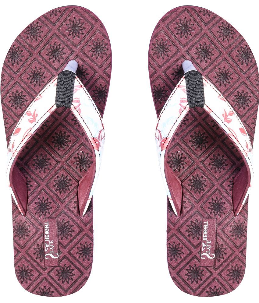     			Style Height Maroon Women's Thong Flip Flop