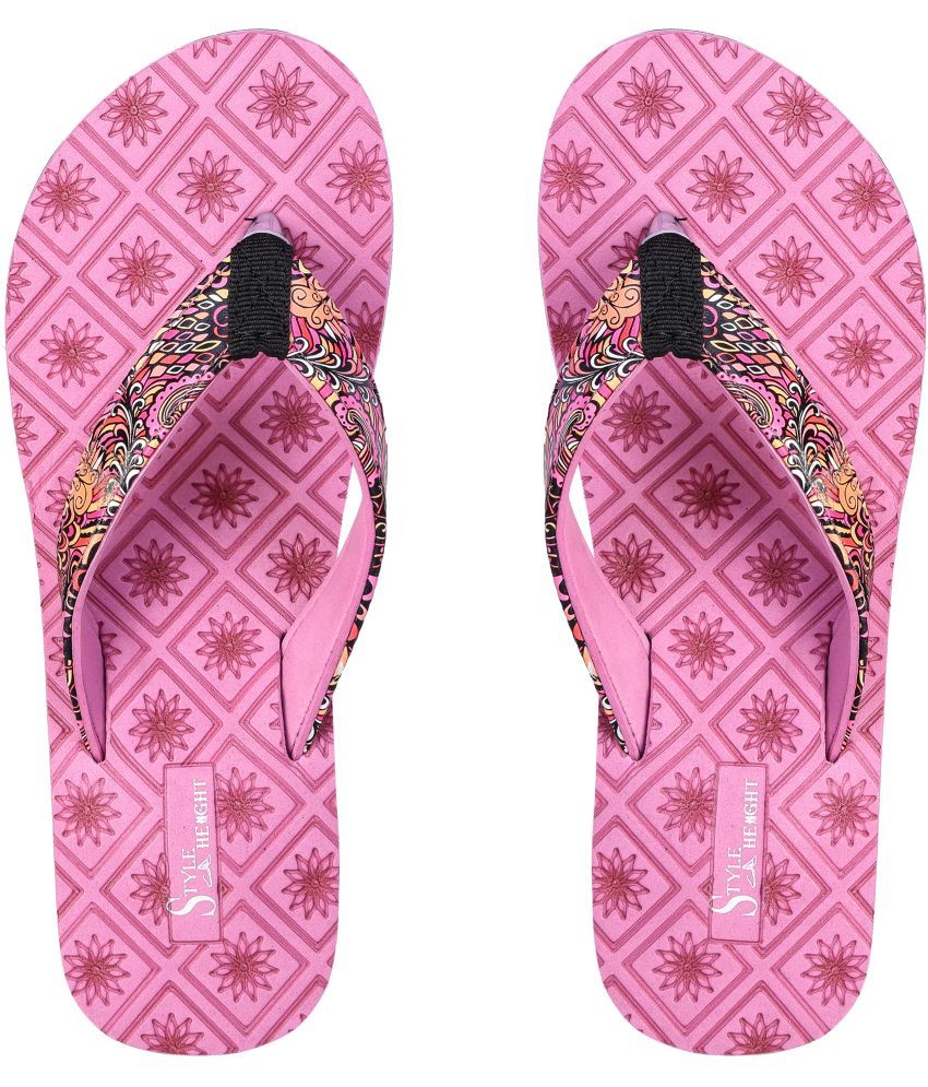     			Style Height Pink Women's Thong Flip Flop