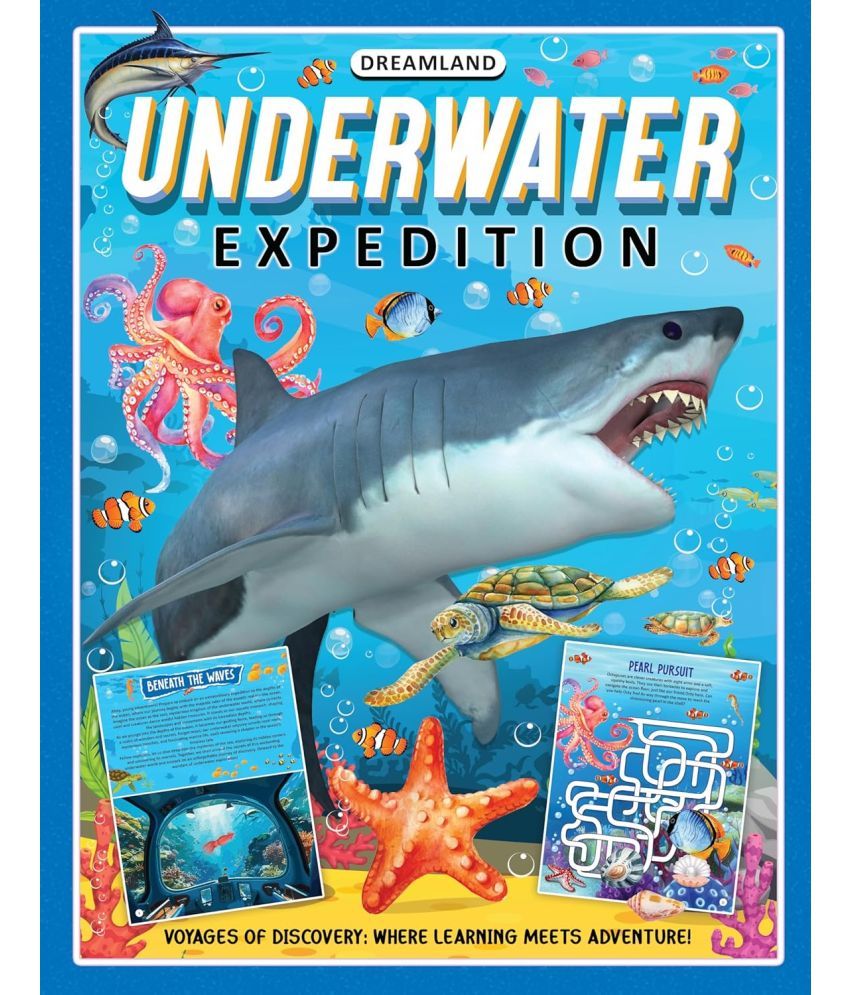     			Underwater Expedition Activity Book for Kids Age 5 -10 years