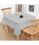 Oasis Hometex Printed Cotton 2 Seater Square Table Cover ( 102 x 102 ) cm Pack of 1 Black