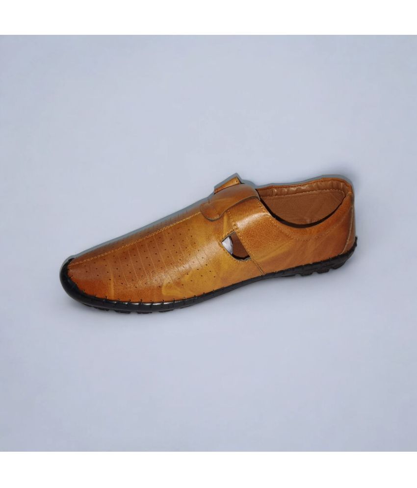     			Akiko - Tan Men's Sandals